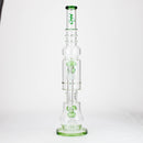 H2O | 21" Percolator glass water bong [H2O-5018] Glass Bong Canadian Distributor