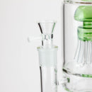 H2O | 21" Percolator glass water bong [H2O-5018] Glass Bong Canadian Distributor