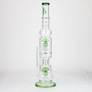H2O | 21" Percolator glass water bong [H2O-5018] Glass Bong Canadian Distributor