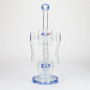 H2O | 14" glass water bong [H2O-5022] Glass Bong Canadian Distributor