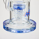 H2O | 14" glass water bong [H2O-5022] Glass Bong Canadian Distributor