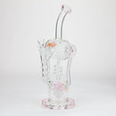 H2O | 14" glass water bong [H2O-5022] Glass Bong Canadian Distributor Pink