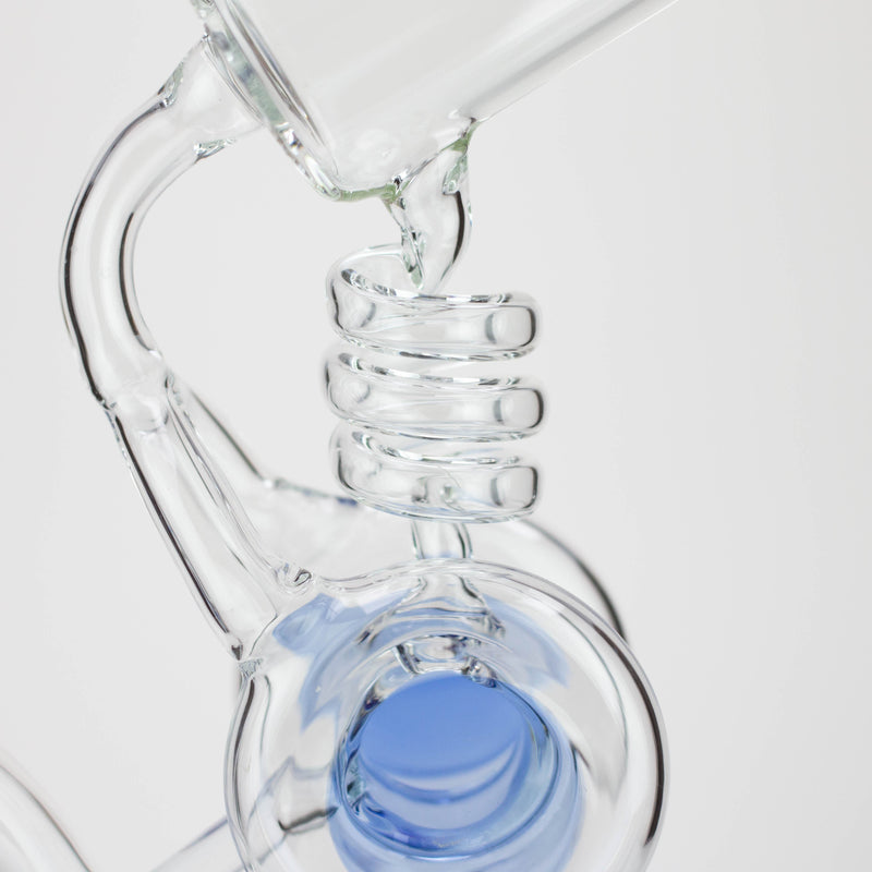 O H2O | 10" glass water bong [H2O-5023]