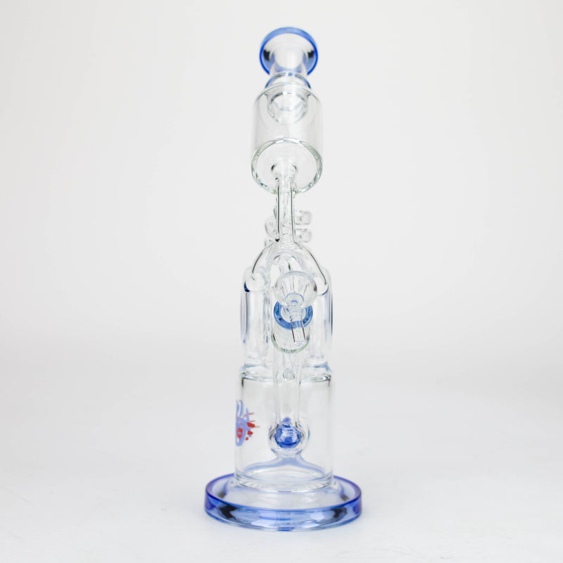 O H2O | 10" glass water bong [H2O-5023]