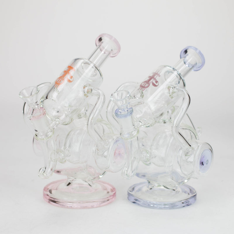 O H2O | 10" glass water bong [H2O-5025]