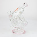 H2O | 10" glass water bong [H2O-5025] Glass Bong Canadian Distributor Pink