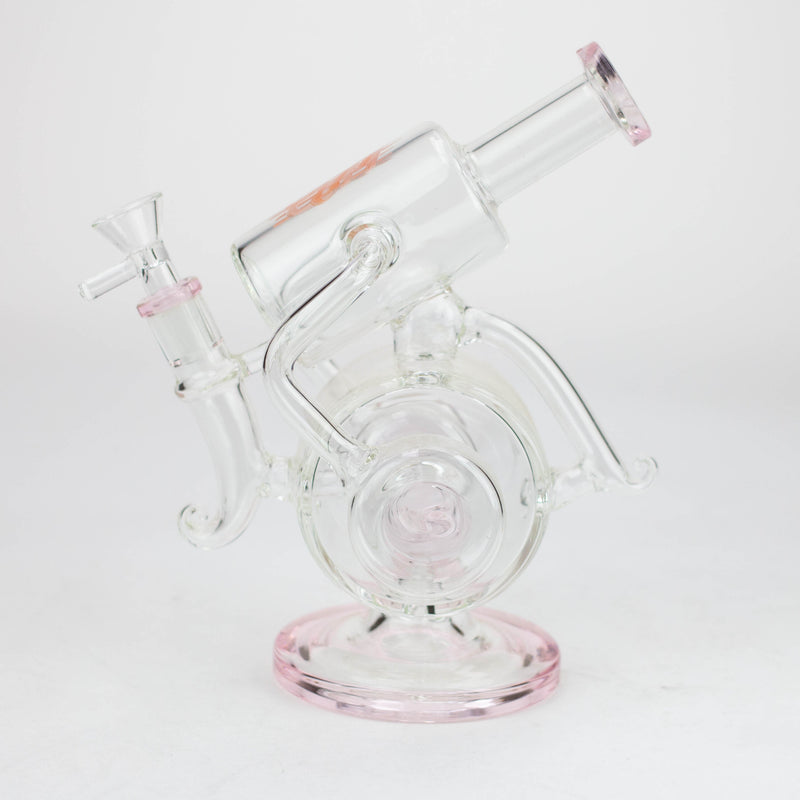 O H2O | 10" glass water bong [H2O-5025]