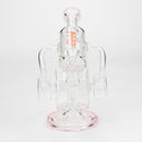 H2O | 10" glass water bong [H2O-5025] Glass Bong Canadian Distributor