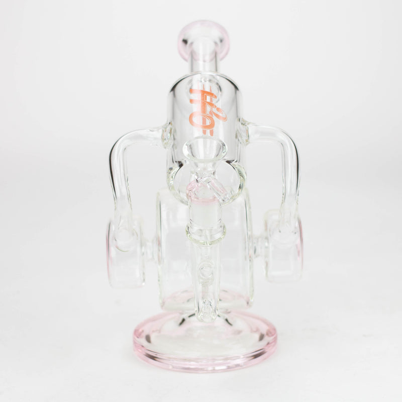 O H2O | 10" glass water bong [H2O-5025]