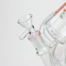 H2O | 10" glass water bong [H2O-5025] Glass Bong Canadian Distributor