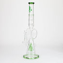H2O | 19" Cone diffuser glass water bong [H2O-5012] Glass Bong Canadian Distributor Green