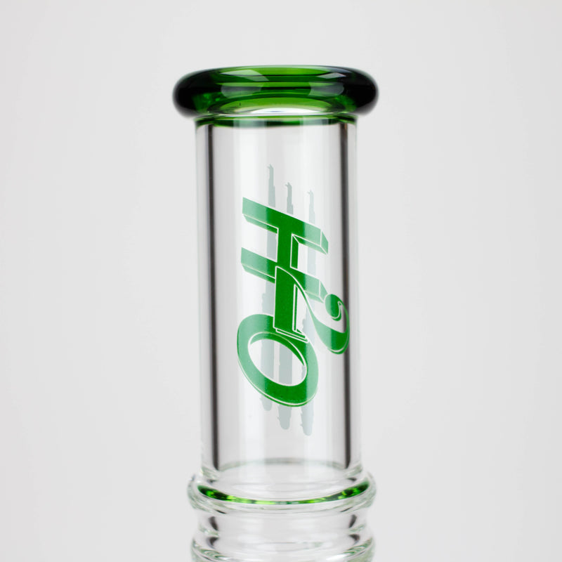 O H2O | 19" Cone diffuser glass water bong [H2O-5012]