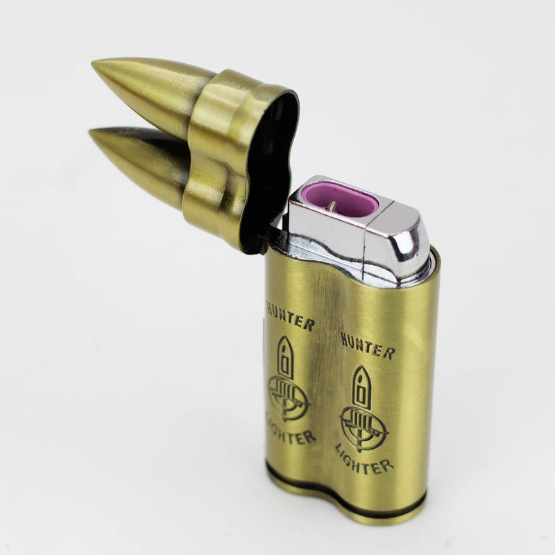 O Click It | Two Bullet Double Torch Lighter [GH-10865]