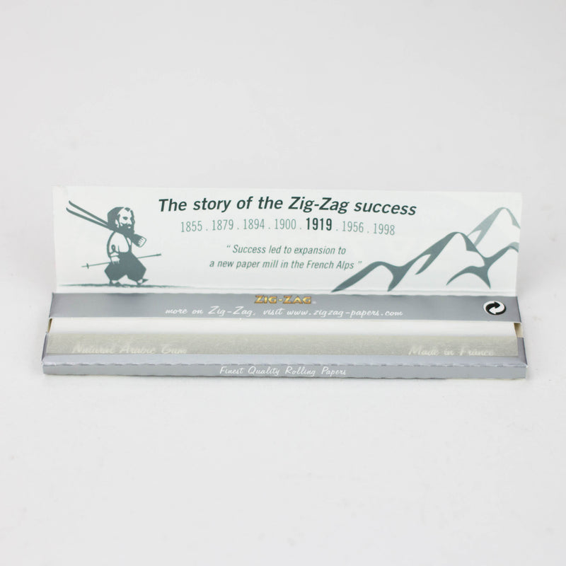 O ZIG-ZAG silver King slim rolling paper Box of 50