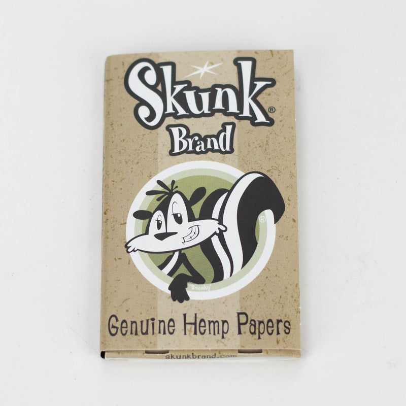 Skunk Brand Hemp Rolling Papers Single Wide Box of 25 1 - 1/4" Size ONE