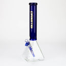 preemo - 16 inch Pyramid Base Beaker [P038] Glass Bong preemo BLUE
