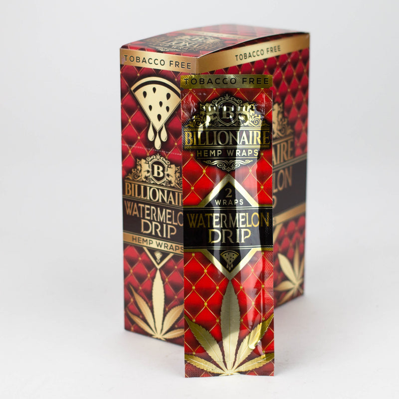 O Billionaire Hemp Wraps display