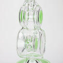 preemo - 10 inch Double Drum Bubbler [P085] Glass Bong preemo