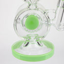 preemo - 10 inch Double Drum Bubbler [P085] Glass Bong preemo
