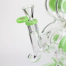 preemo - 10 inch Double Drum Bubbler [P085] Glass Bong preemo