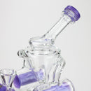 preemo - 8 inch Double Finger Hole Recycler [P086] Glass Bong preemo