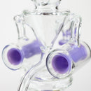 preemo - 8 inch Double Finger Hole Recycler [P086] Glass Bong preemo