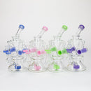 preemo - 8 inch Double Finger Hole Recycler [P086] Glass Bong preemo