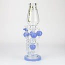 preemo - 16 inch Sprocket to Coil Bubbler [P087] Glass Bong preemo BLUE