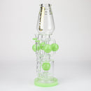 preemo - 16 inch Sprocket to Coil Bubbler [P087] Glass Bong preemo GREEN