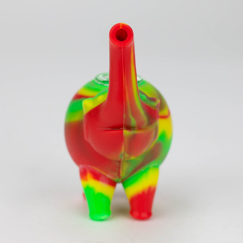 O Fortune | 4.5"Silicone Elephant hand pipe-Assorted