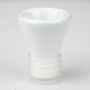 BRNT designs | Ceramic replacement Bowl for Polygon Bowl · Banger · Oil Burner BRNT Designs White