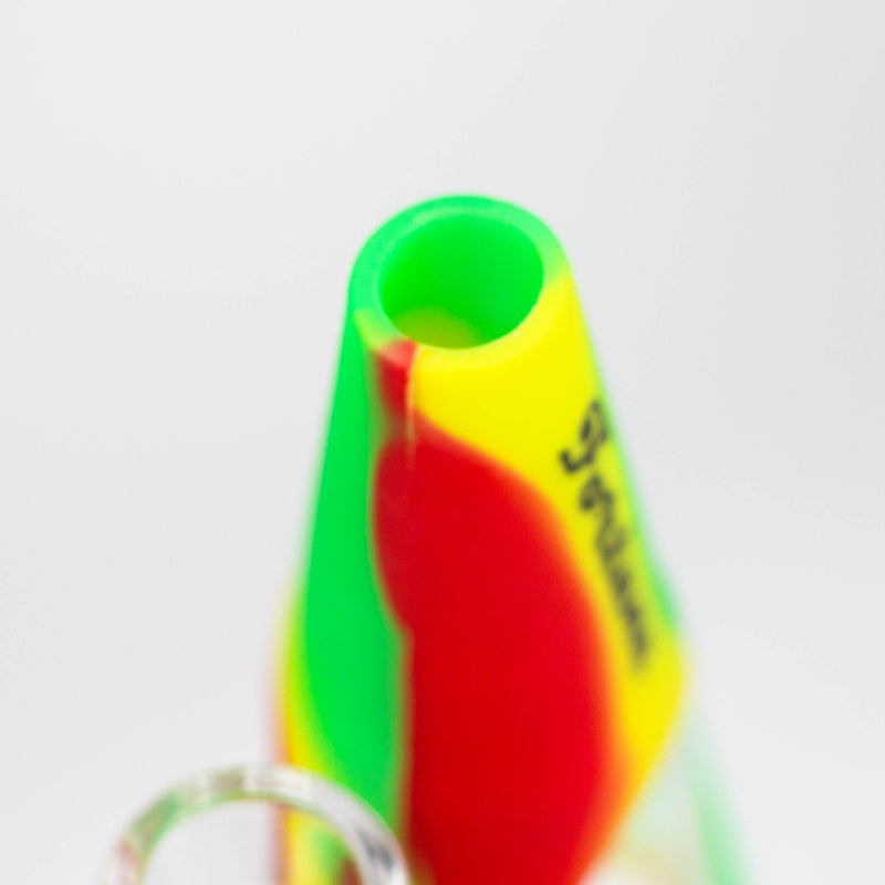 Fortune | 6.5" Multi-color Cone silicone water bong-Assorted [SP1049] Resin · Silicone · Plastic Bong Fortune
