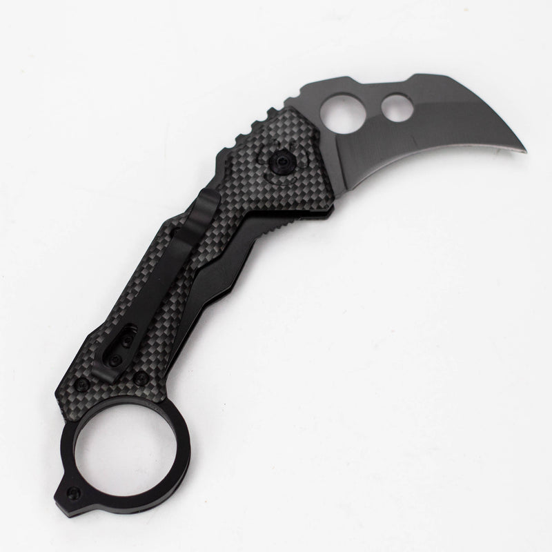 O ALPHASTEEL | 7" Folding pocket knife [DA46]