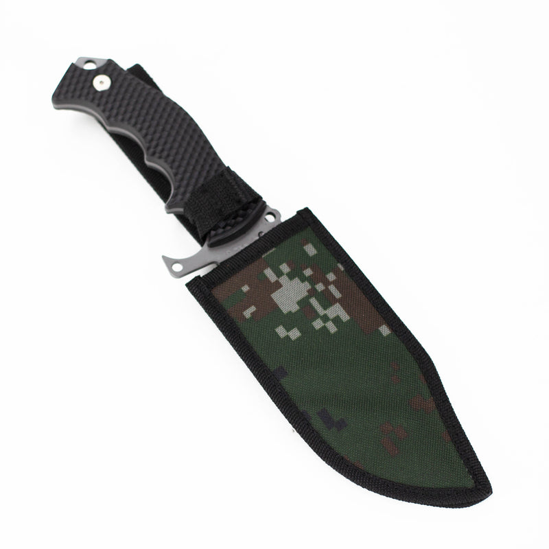 O ALPHASTEEL | 11" Full Tang Fixed Blade Hunting Knives [X12]