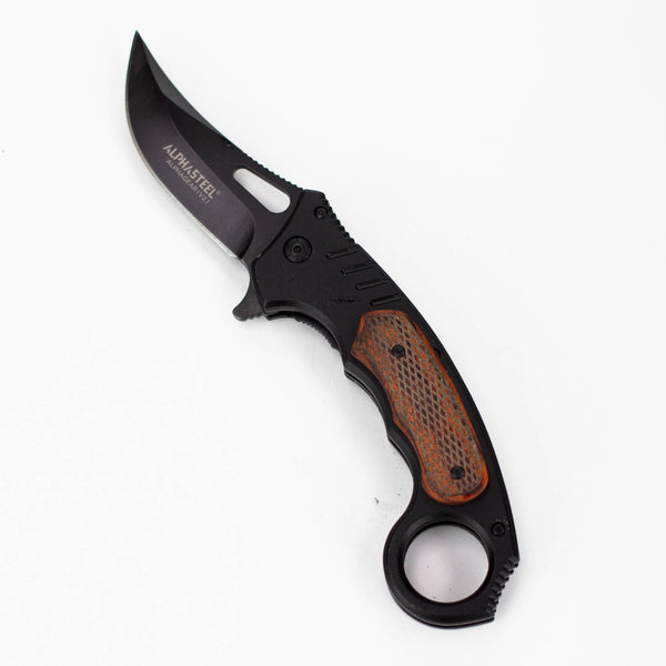 O ALPHASTEEL | 8.5" Folding pocket knife [FA25]