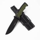 ALPHASTEEL | Fixed Blade Knife with ABS Sheath [2868] Fixed Blade Knife JJ Distribution Green (2868A)