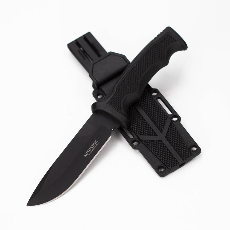 O ALPHASTEEL | Fixed Blade Knife with ABS Sheath [2868]