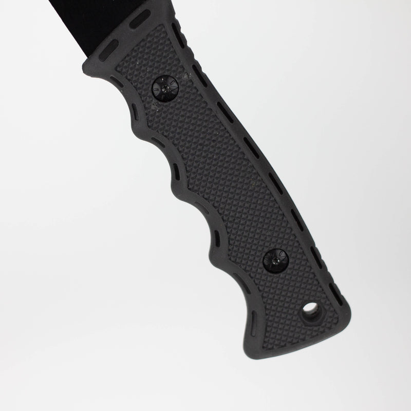 O ALPHASTEEL | Tactical Axe with Sheath Black Hatchet [F103A]