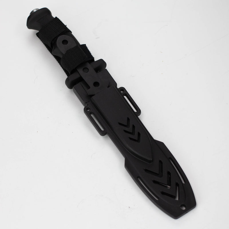 O ALPHASTEEL | 11.5″ Tactical Hunting Knife with throwing Knife [1248A]