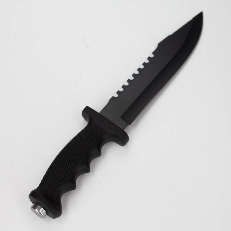 O ALPHASTEEL | 11.5″ Tactical Hunting Knife with throwing Knife [1248A]