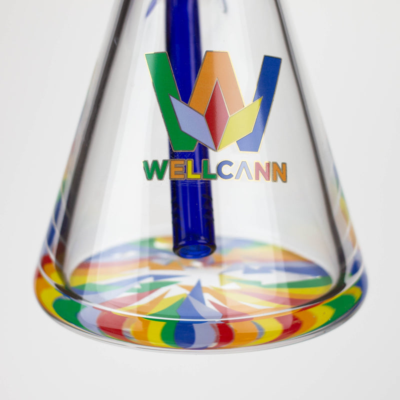 O WELLCANN | 18" Glycerine Detachable Glass Bong [560]