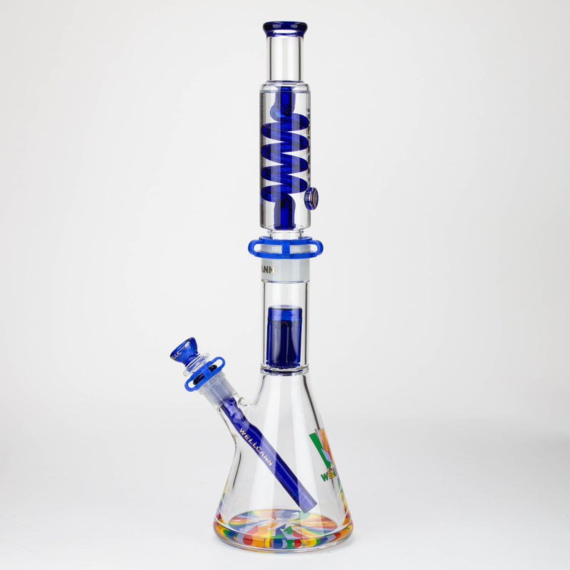 O WELLCANN | 18" Glycerine Detachable Glass Bong [560]