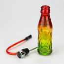 5" rasta mini glass water pipe display of 12 Glass Pipe JJ Distribution