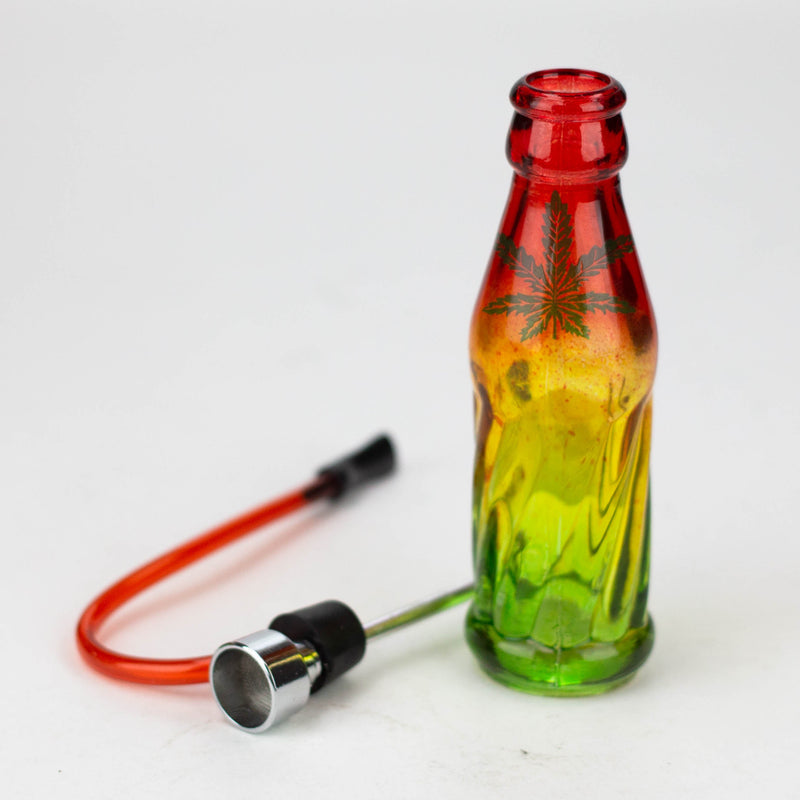 O 5" rasta mini glass water pipe display of 12