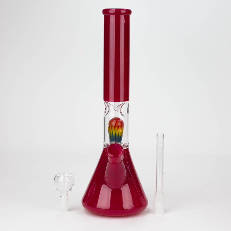 O 12" Rasta Water Beaker Water Bong [UB-12-RASTA]