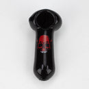 3" Black & Skull Pack of 2 Glass Pipe JJ Distribution