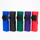 4.4" herb plastic grinder with paper holder Box of 12 [G402] Display Pack Canadian Distributor