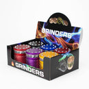 Heavy-duty 4 Part Aluminium Grinder Box of 6 [G781] Display Pack Canadian Distributor