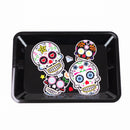 Small Metal Rolling Tray Tray Canadian Distributor Skull