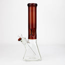 13" Pyramid Base Beaker [G11113] Glass Bong Purple Haze Smoke Inc Amber